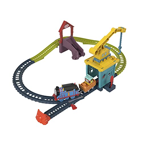 Thomas & Friends Fix 'em Up Friends Train and Track Set with Motorized Thomas Engine for Preschool Kids 3 Years & up