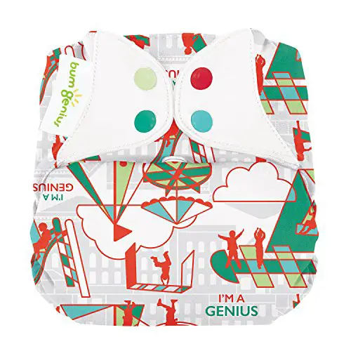 Limited Edition: bumGenius Elemental 3.0 All-in-One One-Size Cloth Diaper with Organic Cotton (Play)