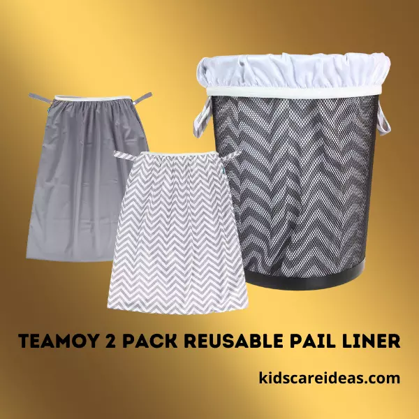 Teamoy 2 Pack Reusable Pail Liner