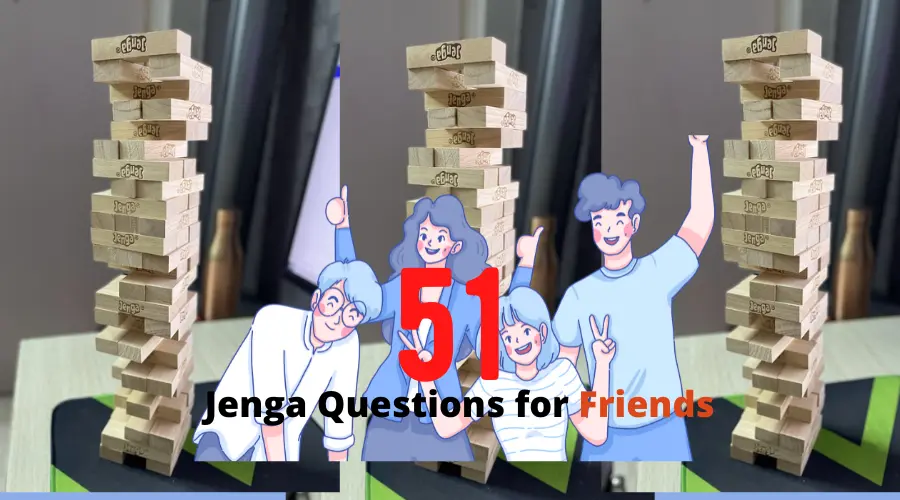51 Jenga Questions for Friends (2 Sets!)