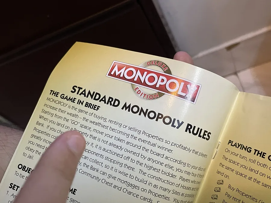 Monopoly Rules Image