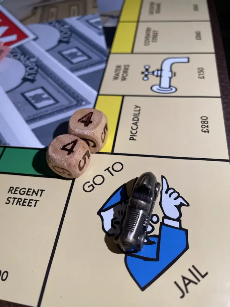 Rolling Doubles in Monopoly Jail