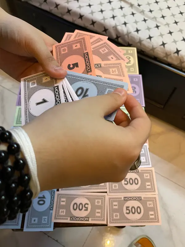 Take the money out of the bank in Monopoly