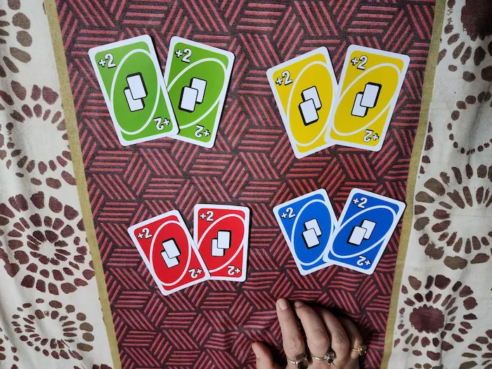 All UNO Draw 2 Cards