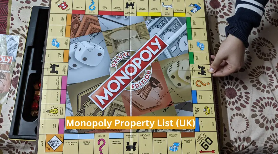 Monopoly Property List UK