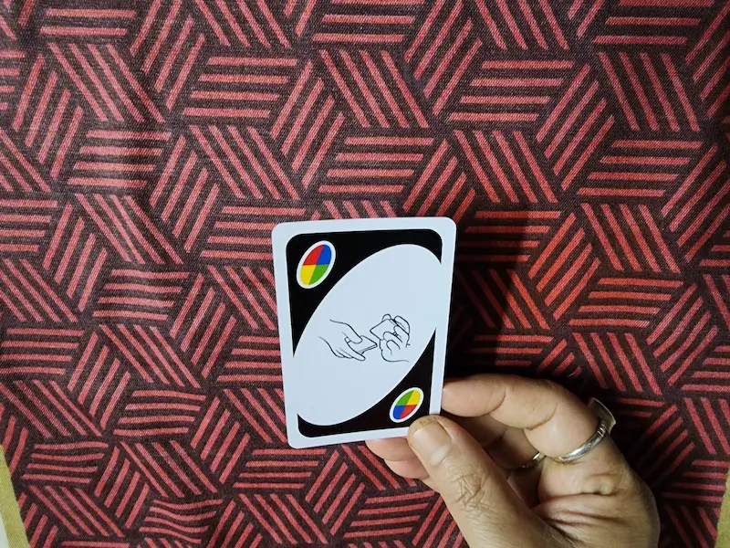 UNO Hand Shuffle Cards