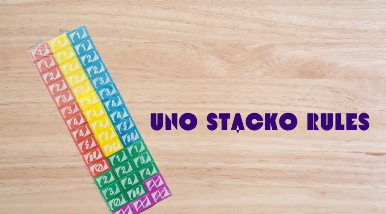 UNO Stacko Rules