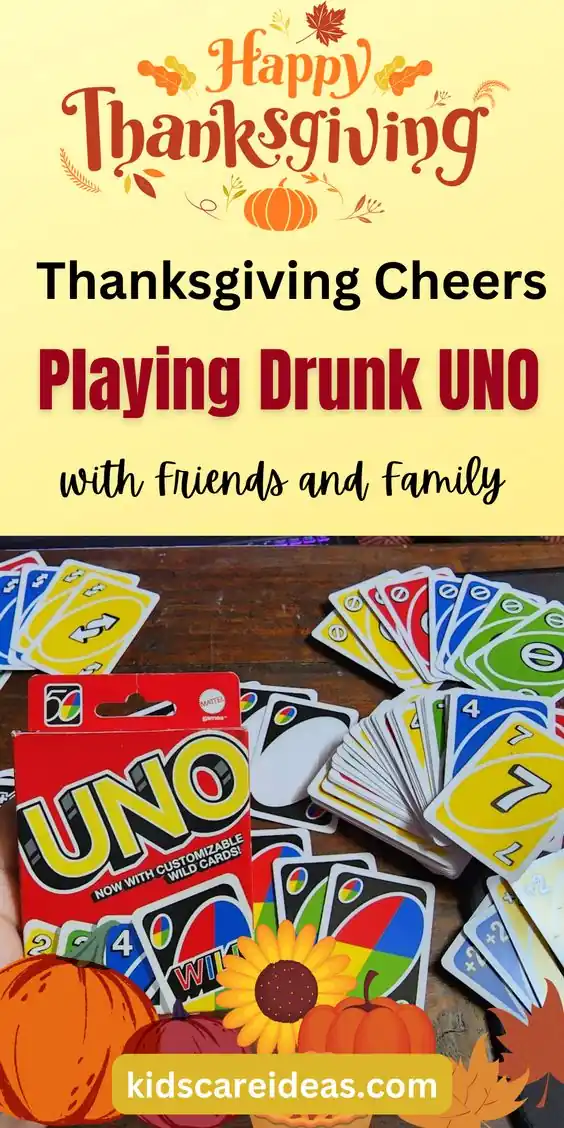 Drunk UNO at Thanksgiving Pin