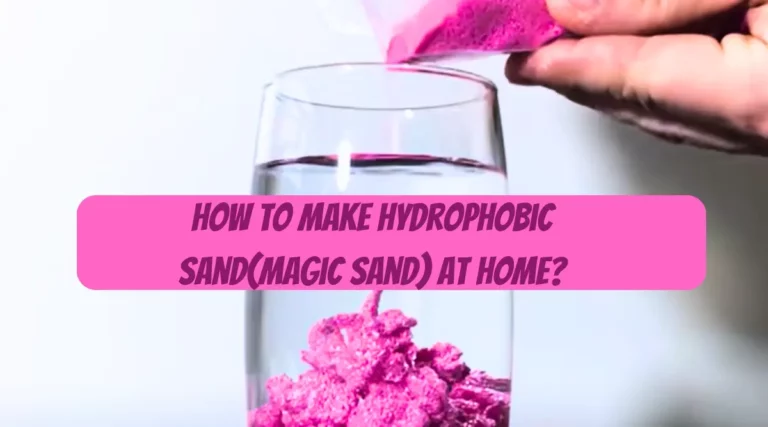 How to make Hydrophobic Sand