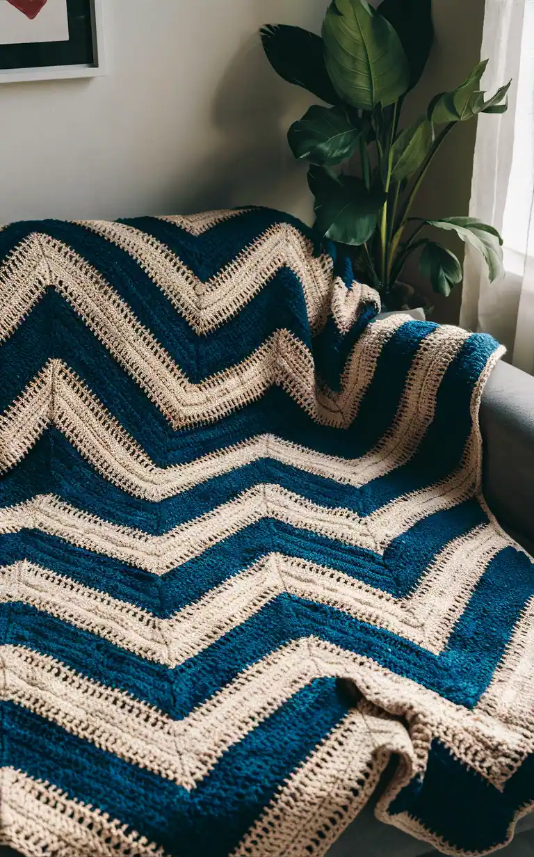 Easy Chevron Blanket