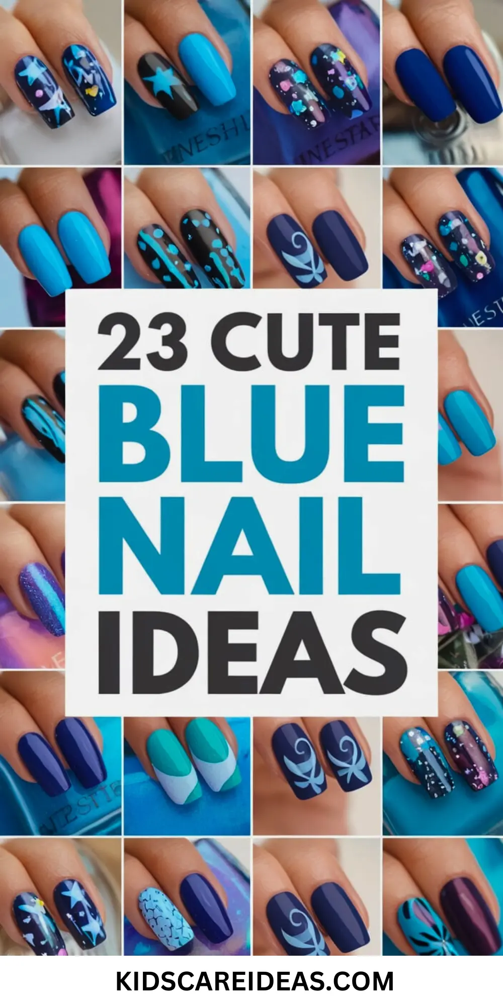 Cute Blue Nail Ideas