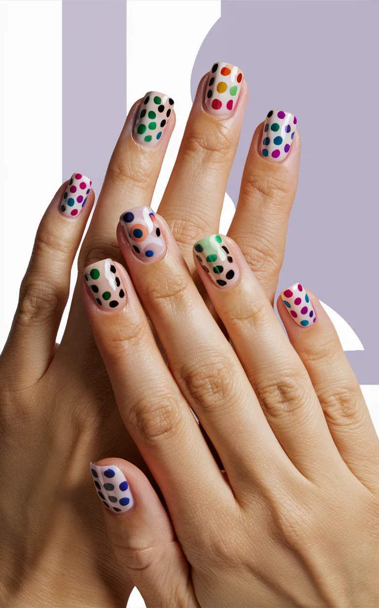 Mixed Polka Dots