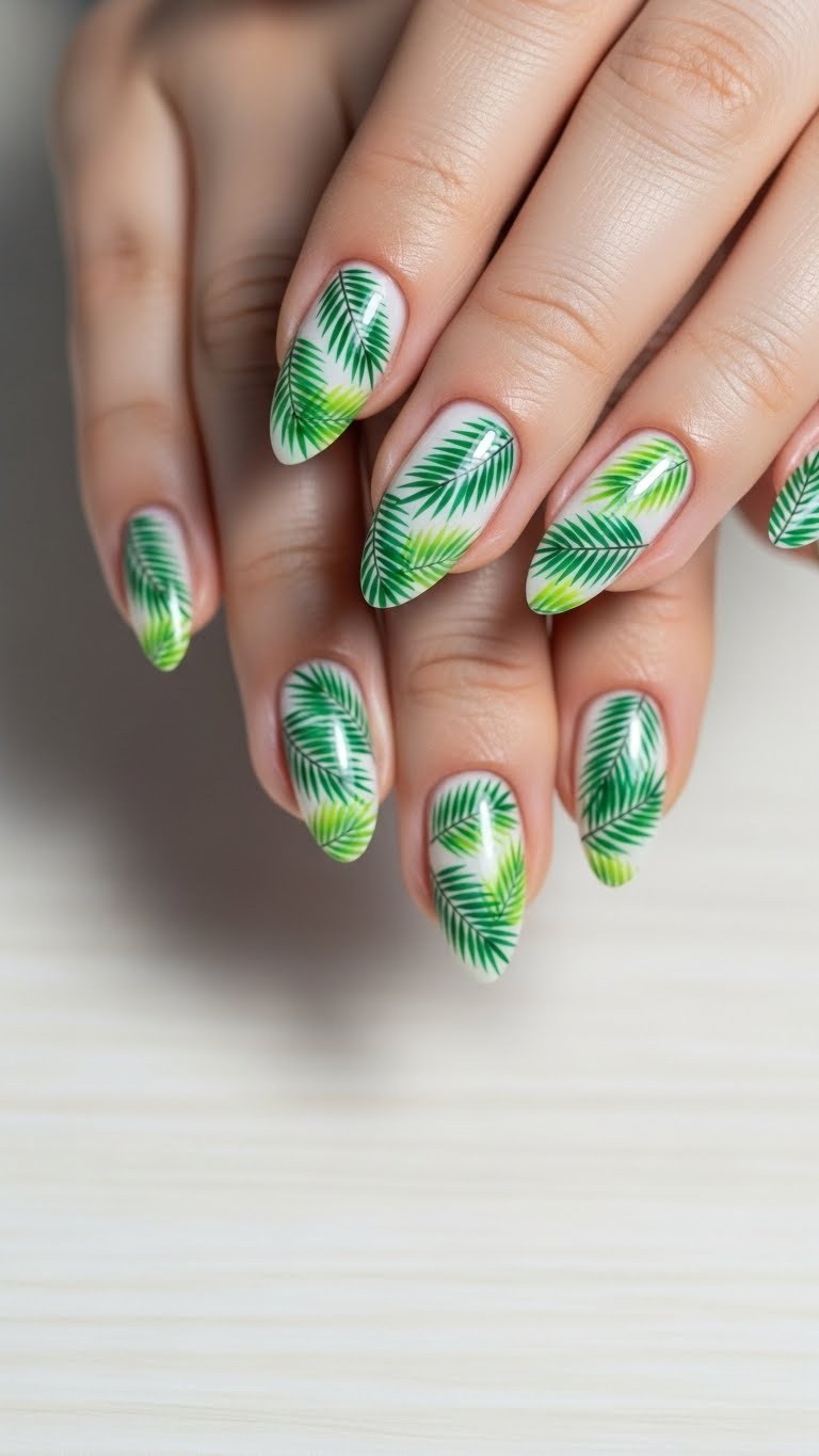 Tropical Palm Leaves