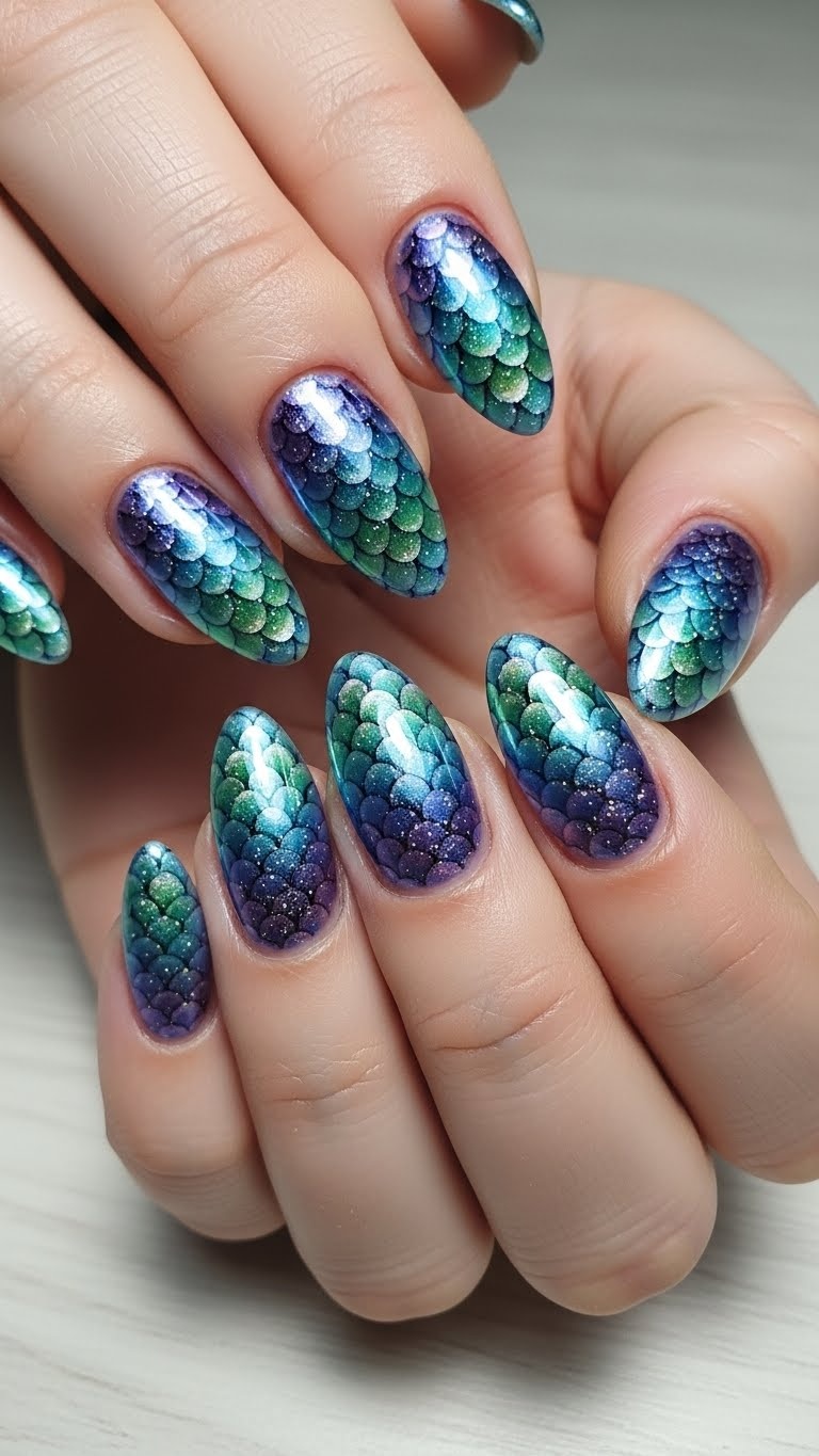 Shimmering Mermaid Scales