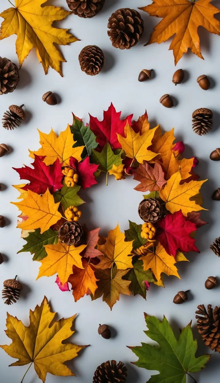 Autumn Leaf Wreath