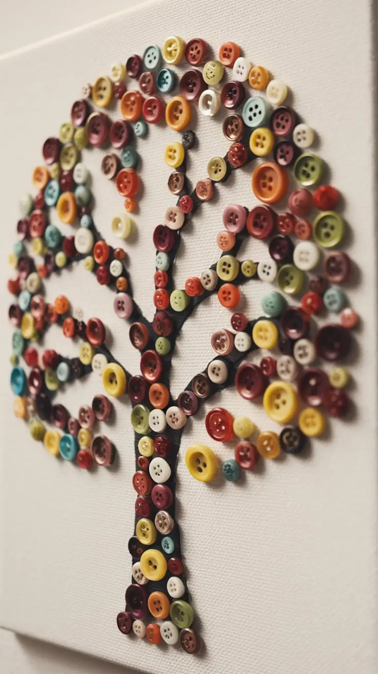 Button Tree Art