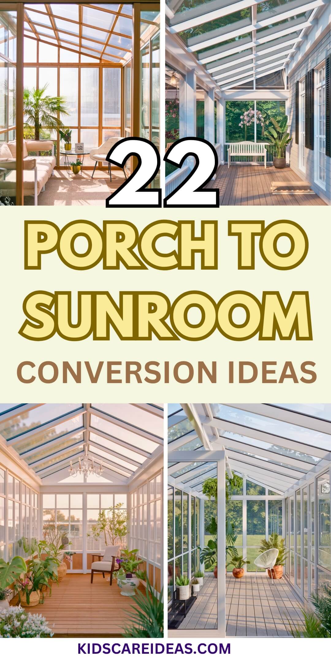 Porch to Sunroom Conversion Ideas