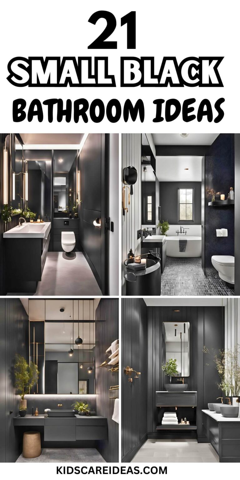 Small Black Bathroom Ideas