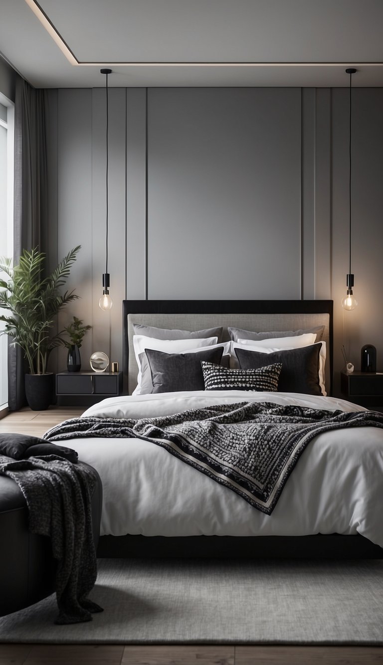 Black White and Grey Bedroom Ideas