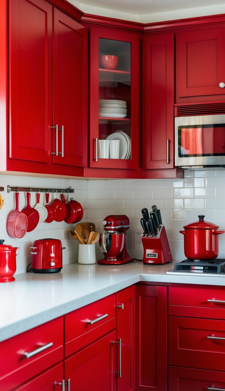 Functional Red Kitchen Accessories