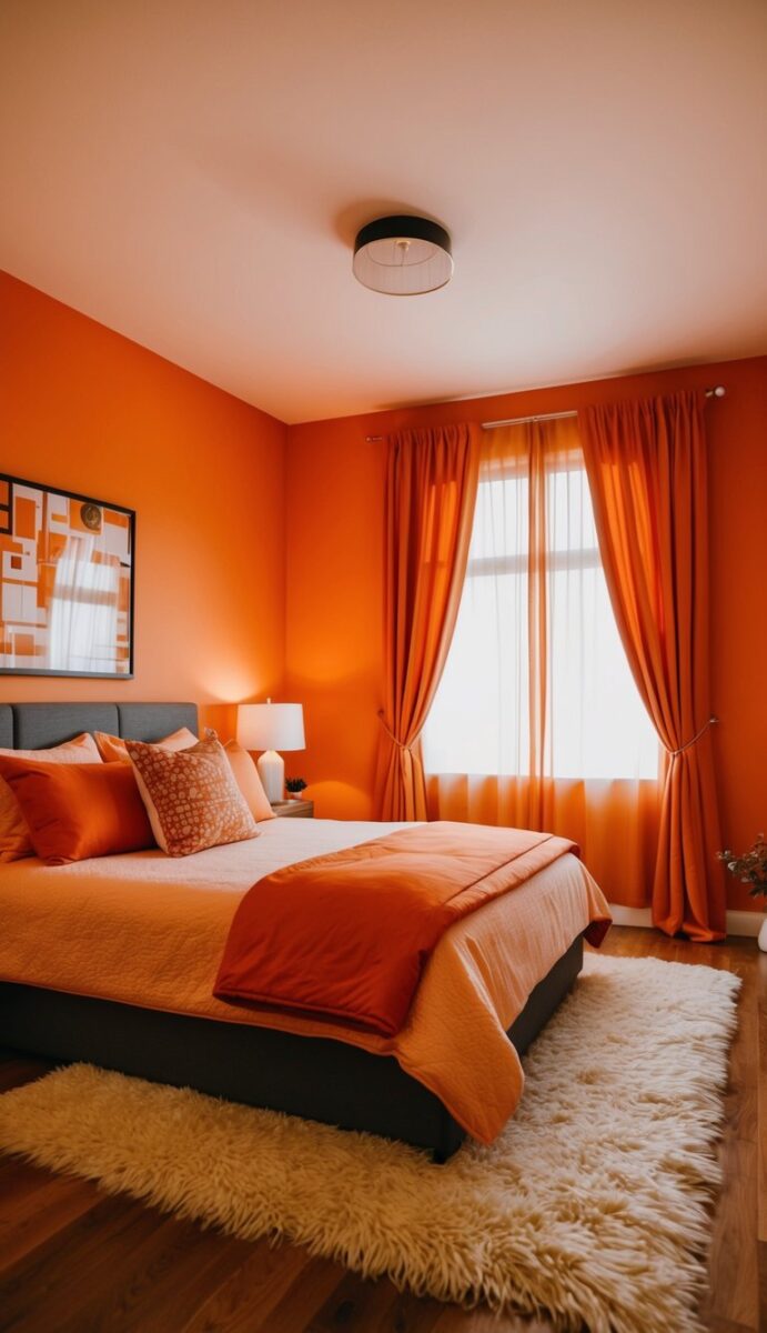 Orange Bedroom Ideas
