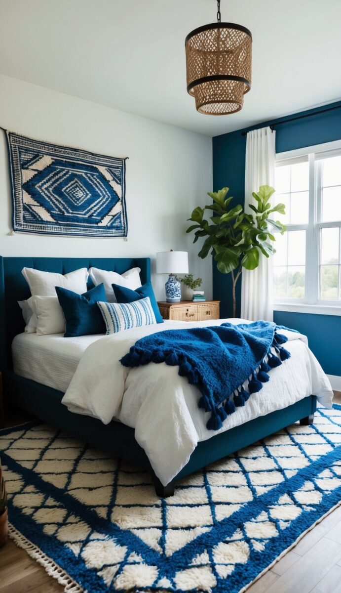 33 White and Blue Bedroom Ideas to Inspire Your Dream Makeover