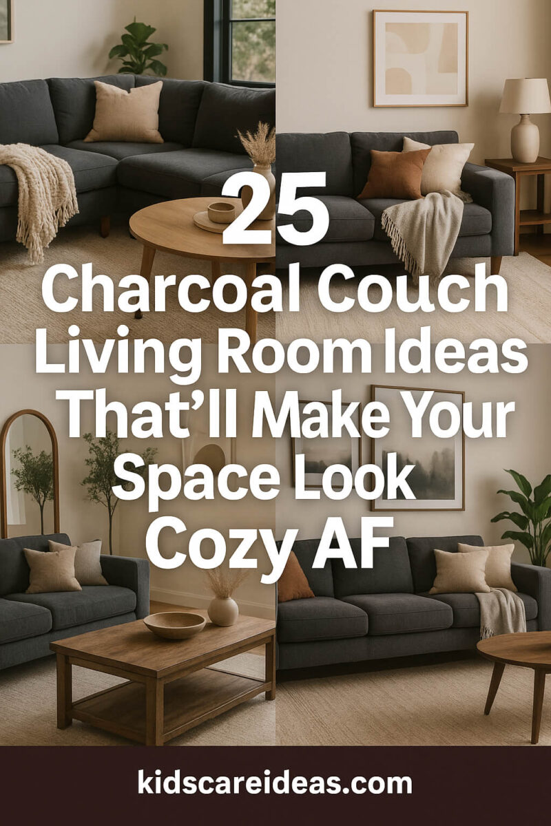 charcoal couch living room ideas