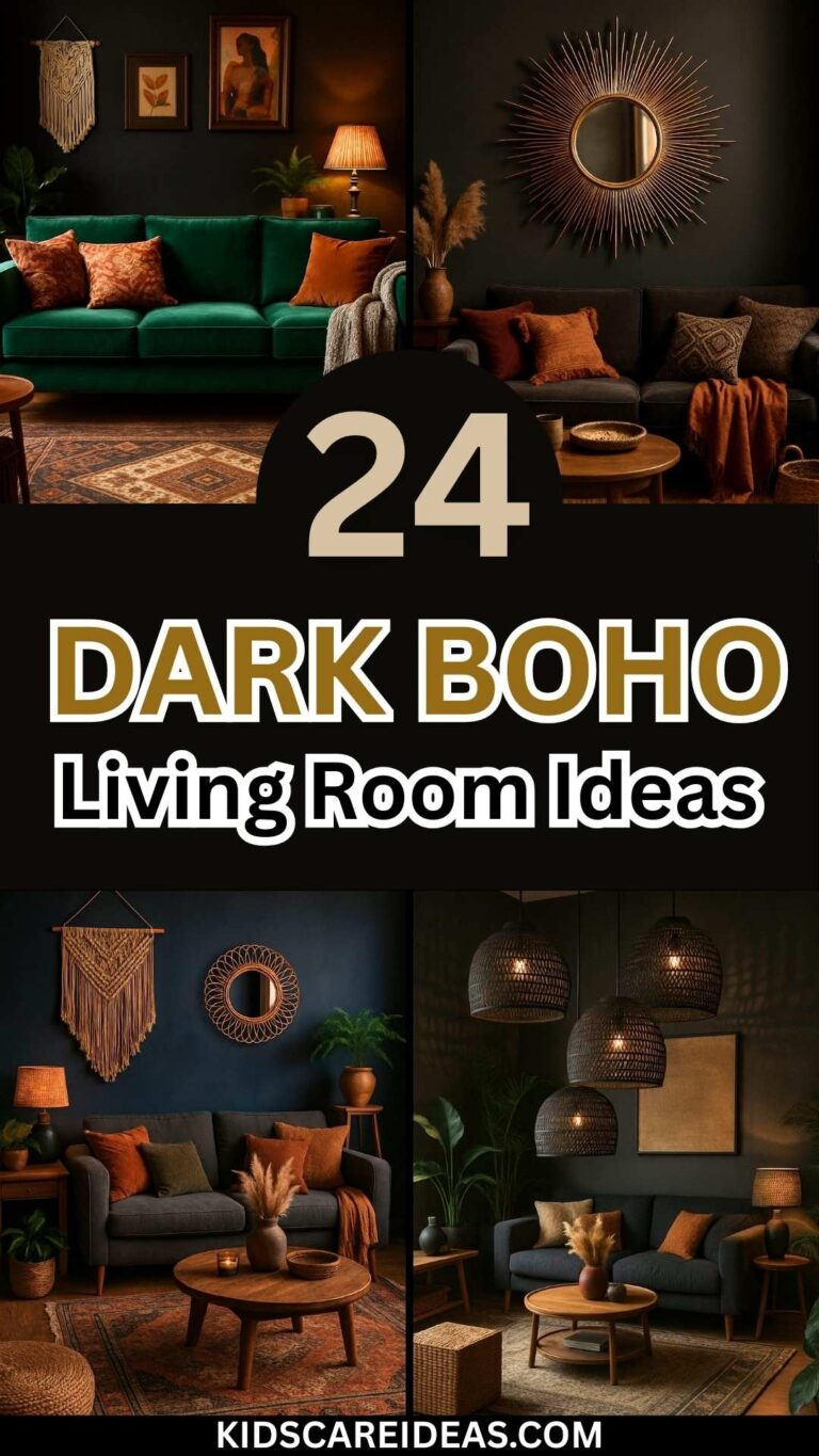 Dark Boho Living Room Ideas