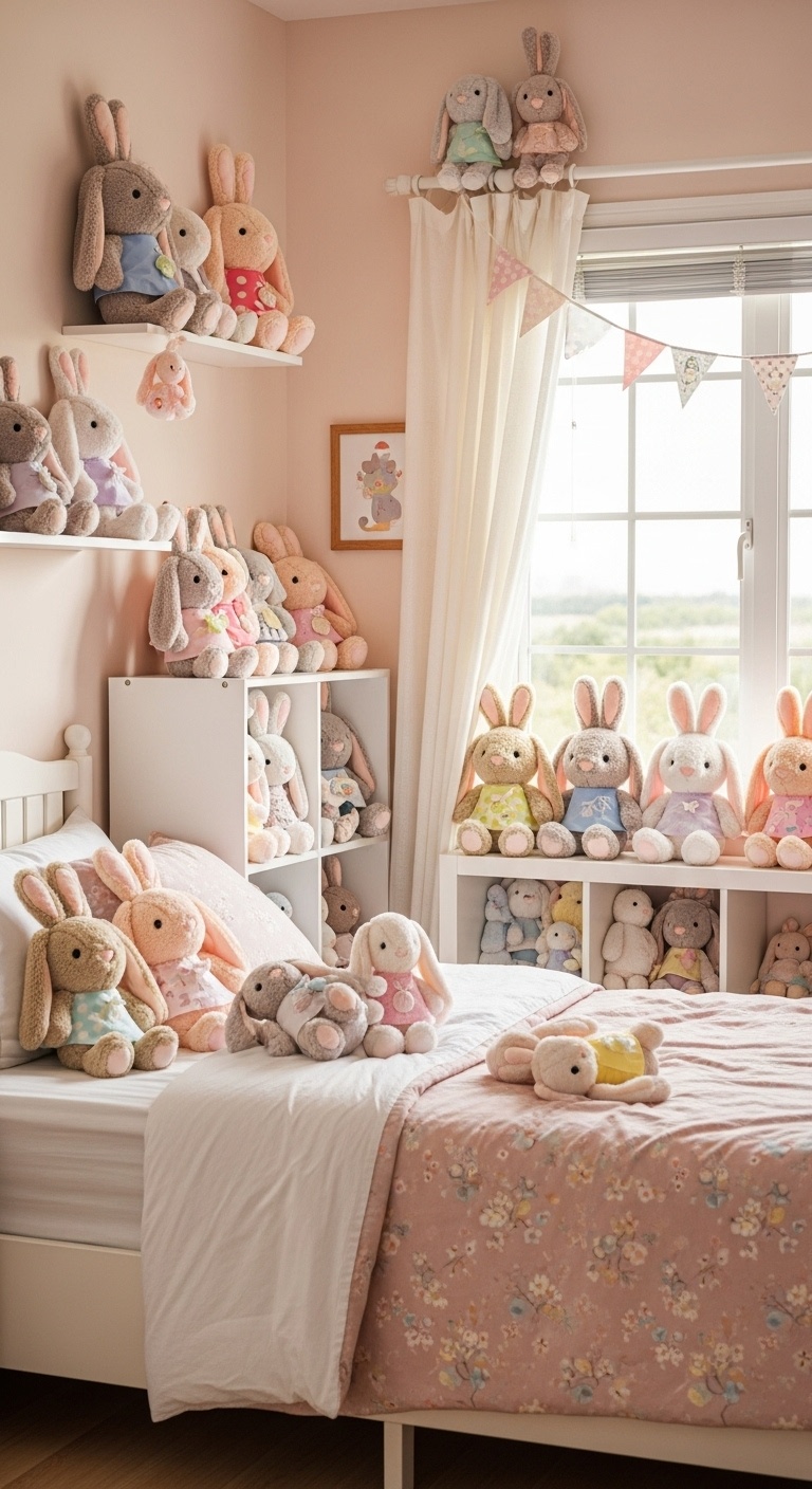 Plush bunny stuffed animal collection