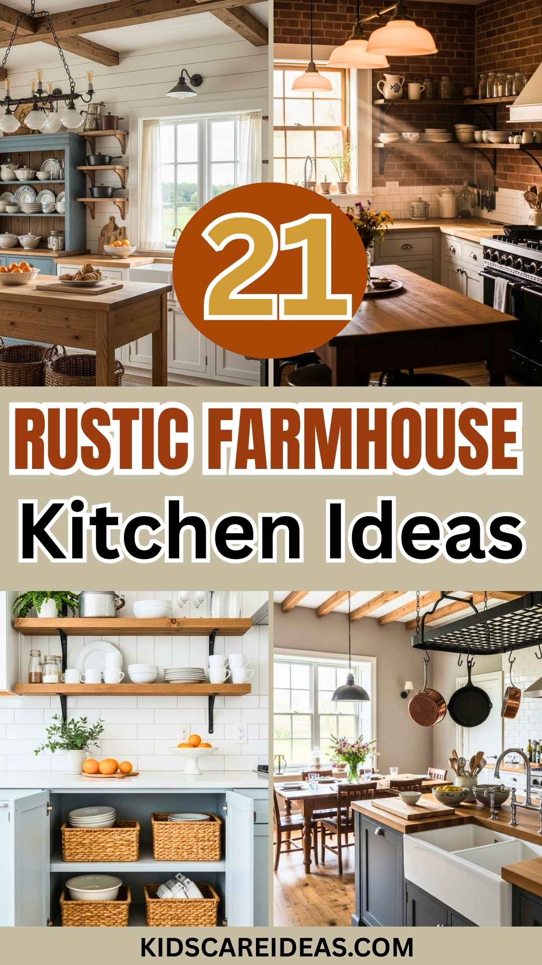 Rustic Farmhouse Kitchen Ideas