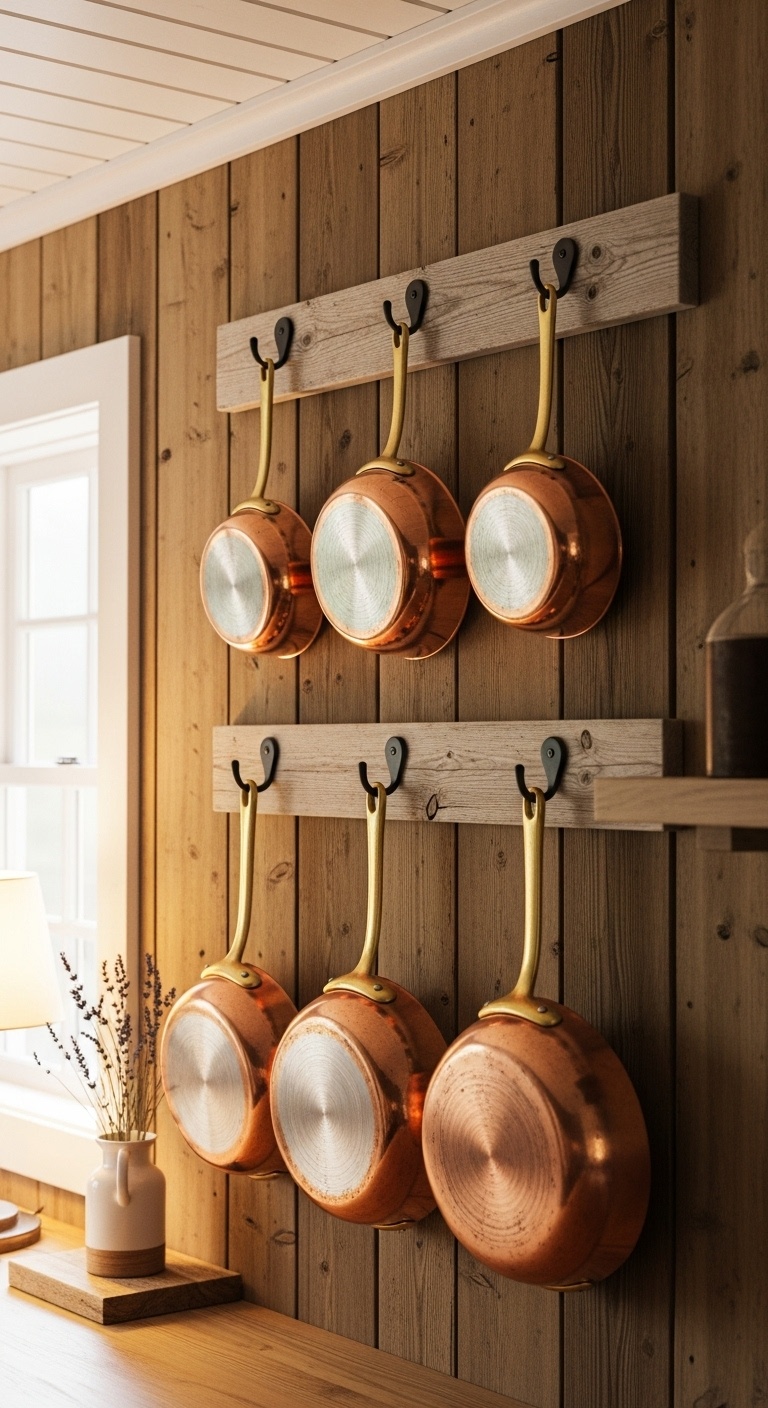Copper Cookware Display