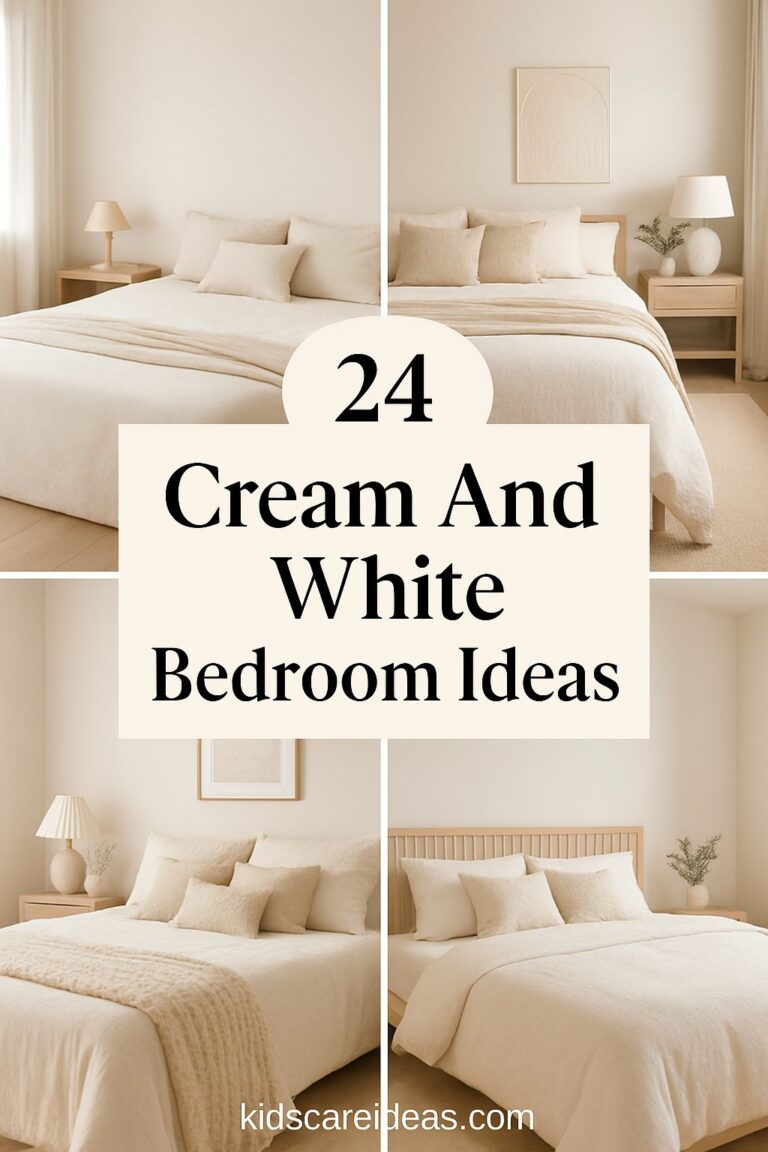 cream and white bedroom ideas