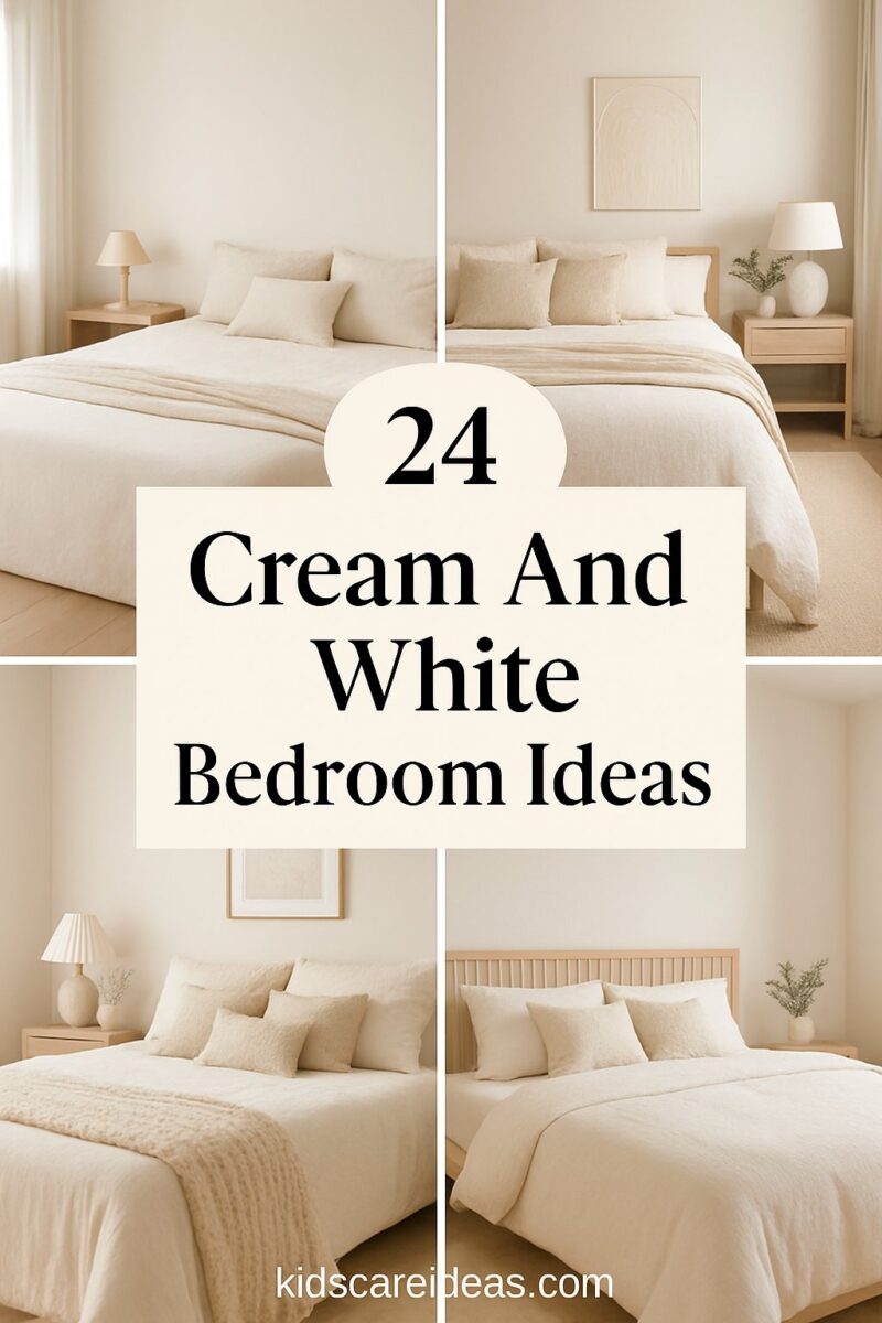 cream and white bedroom ideas