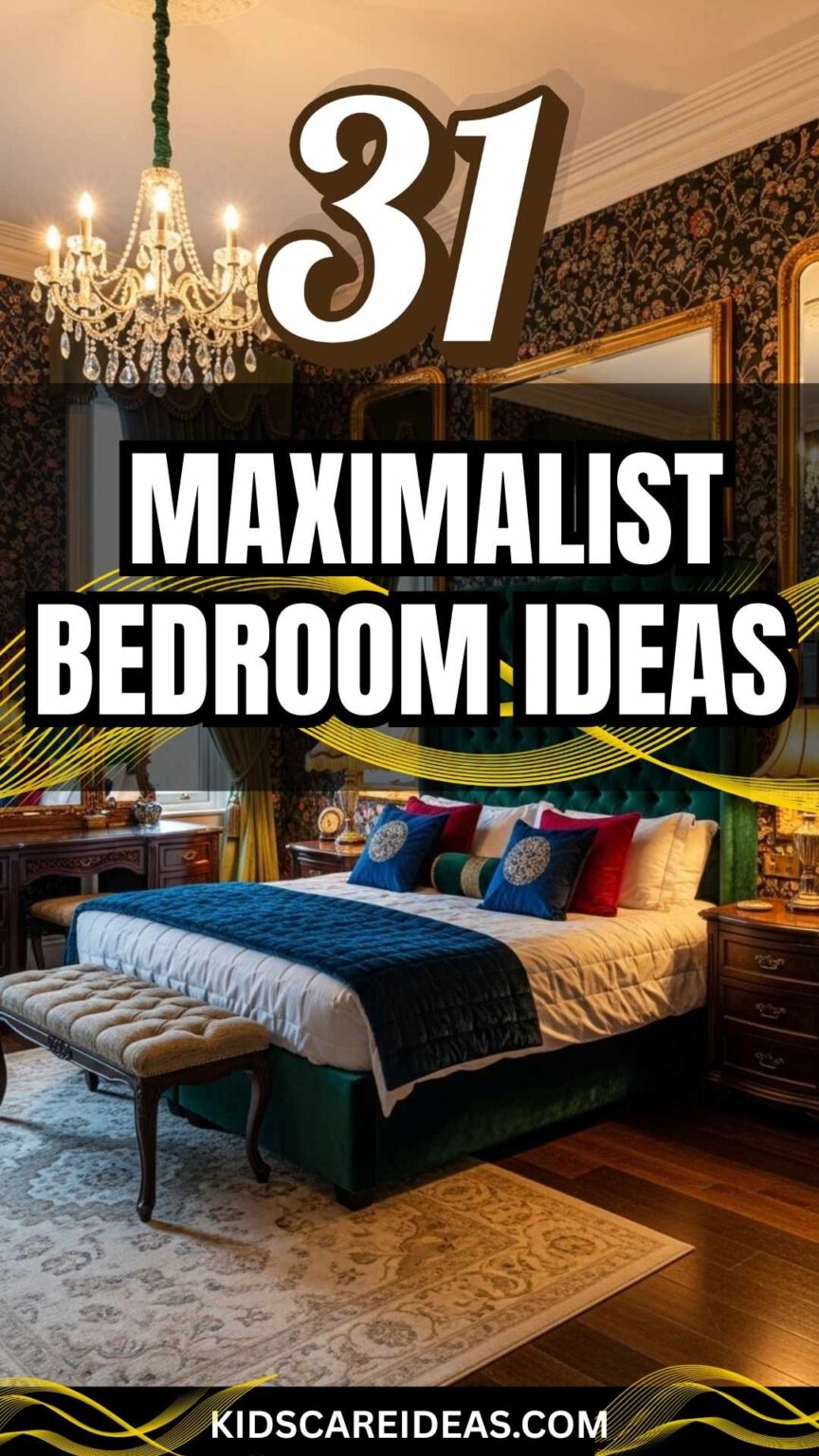 Transform Your Space with Bold Style With these 31 Maximalist Bedroom Ideas