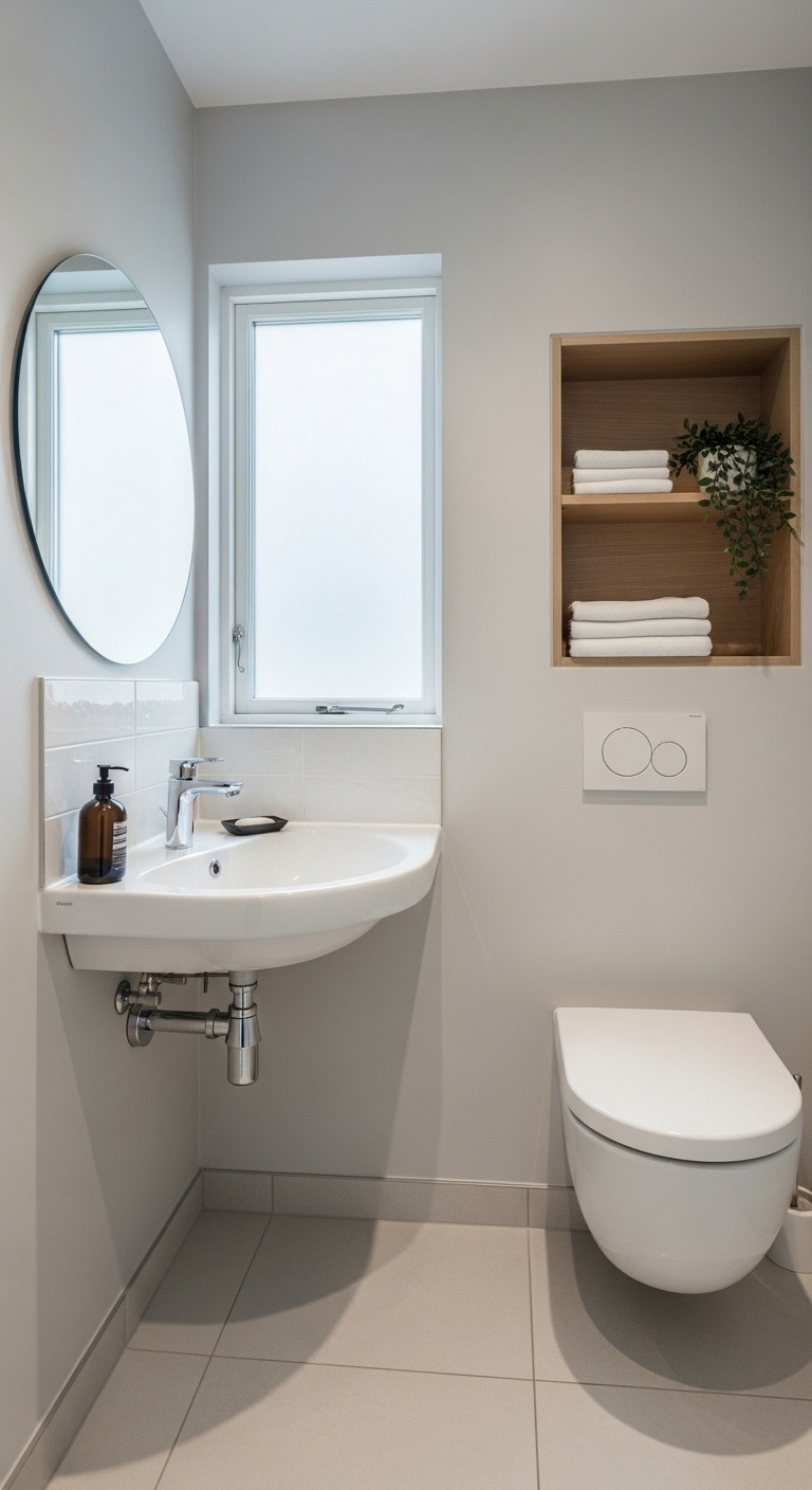 Install a corner sink