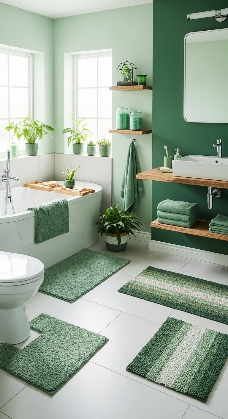 Eco-friendly bath mats