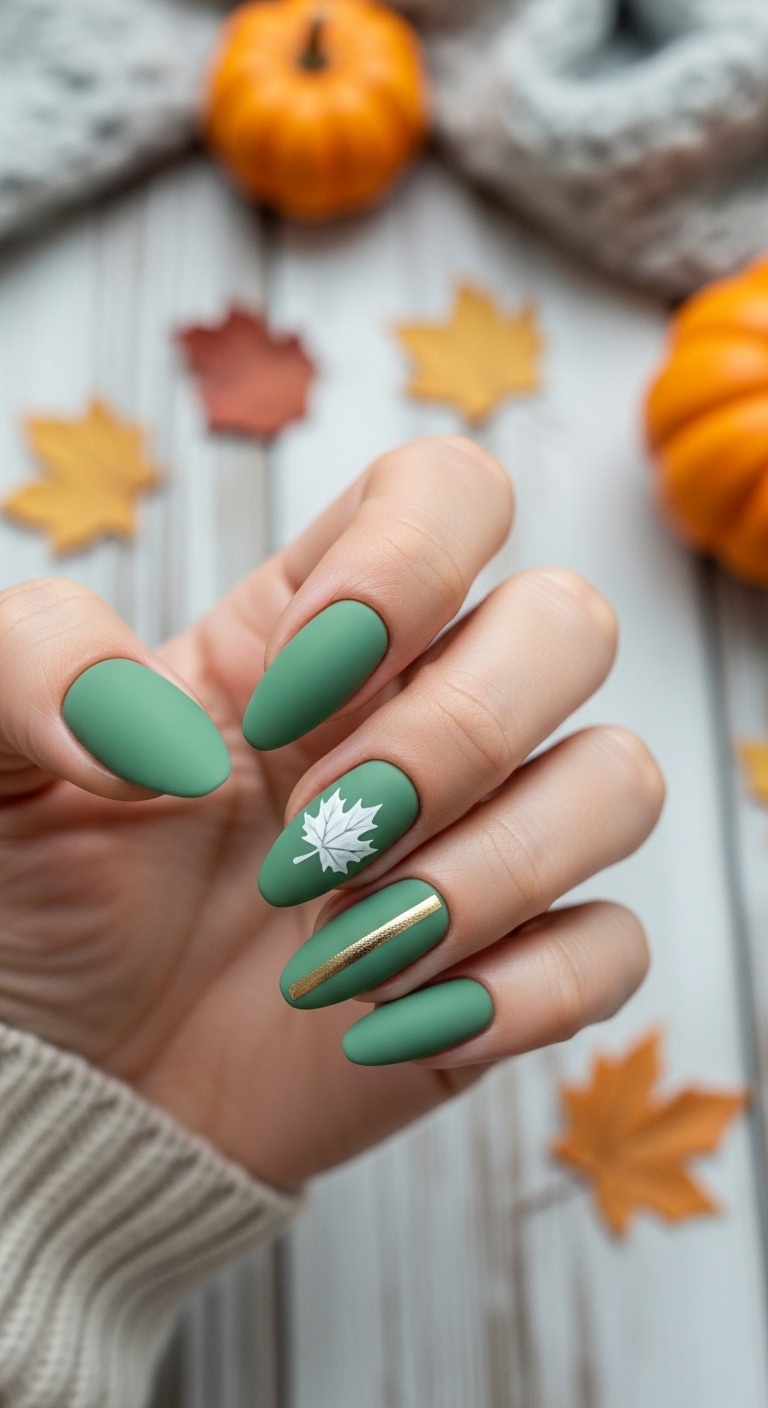 Sage green matte finish