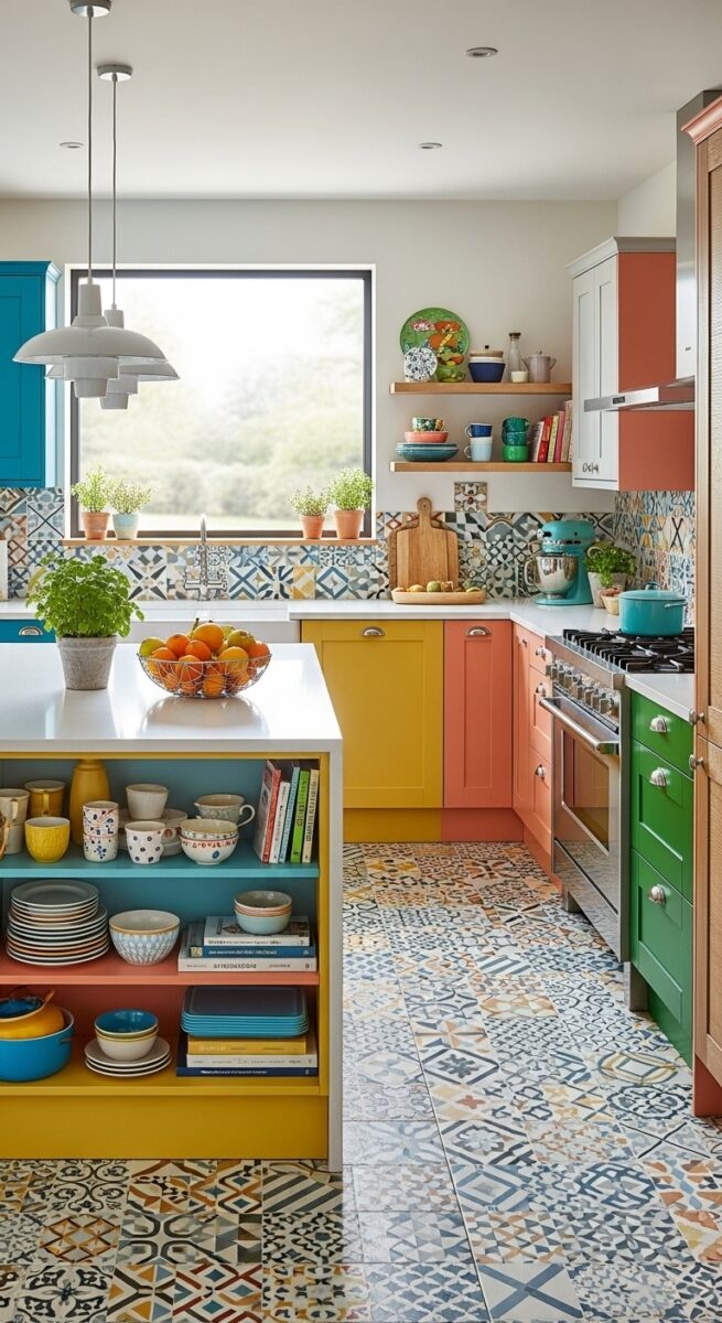 22 Colorful Kitchen Ideas to Brighten Up Your Space
