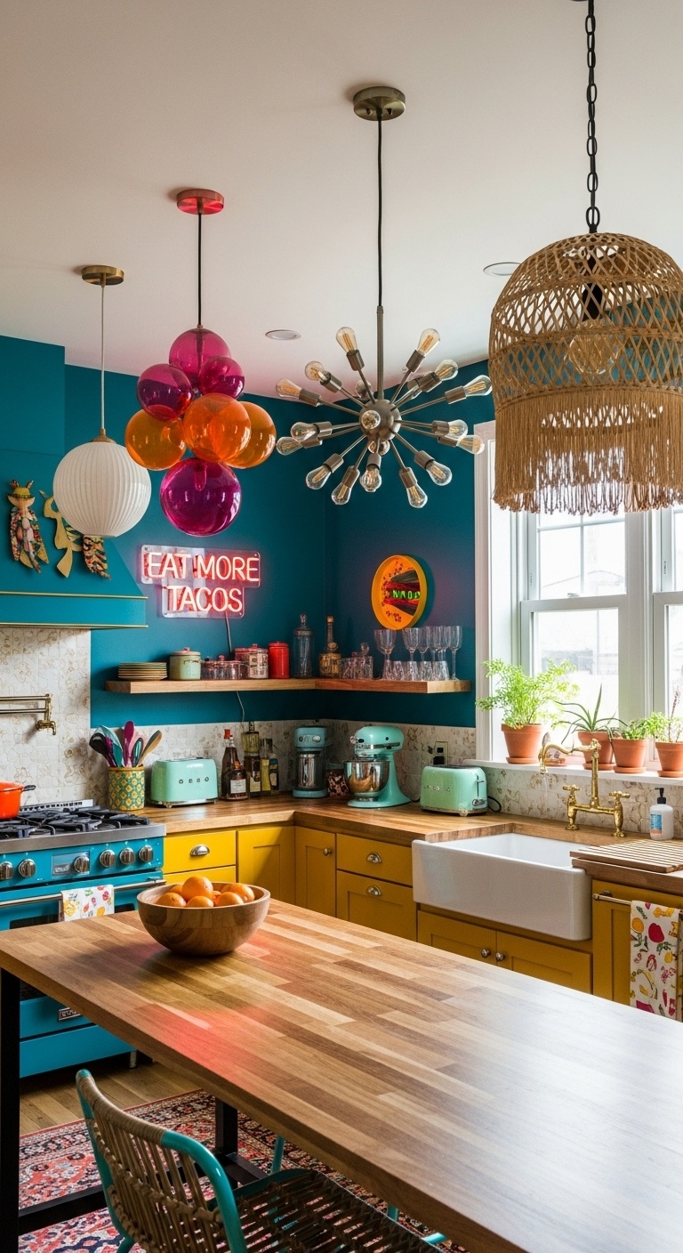 Funky pendant lights