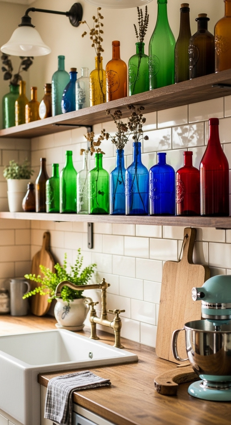 Colored Glass Bottles