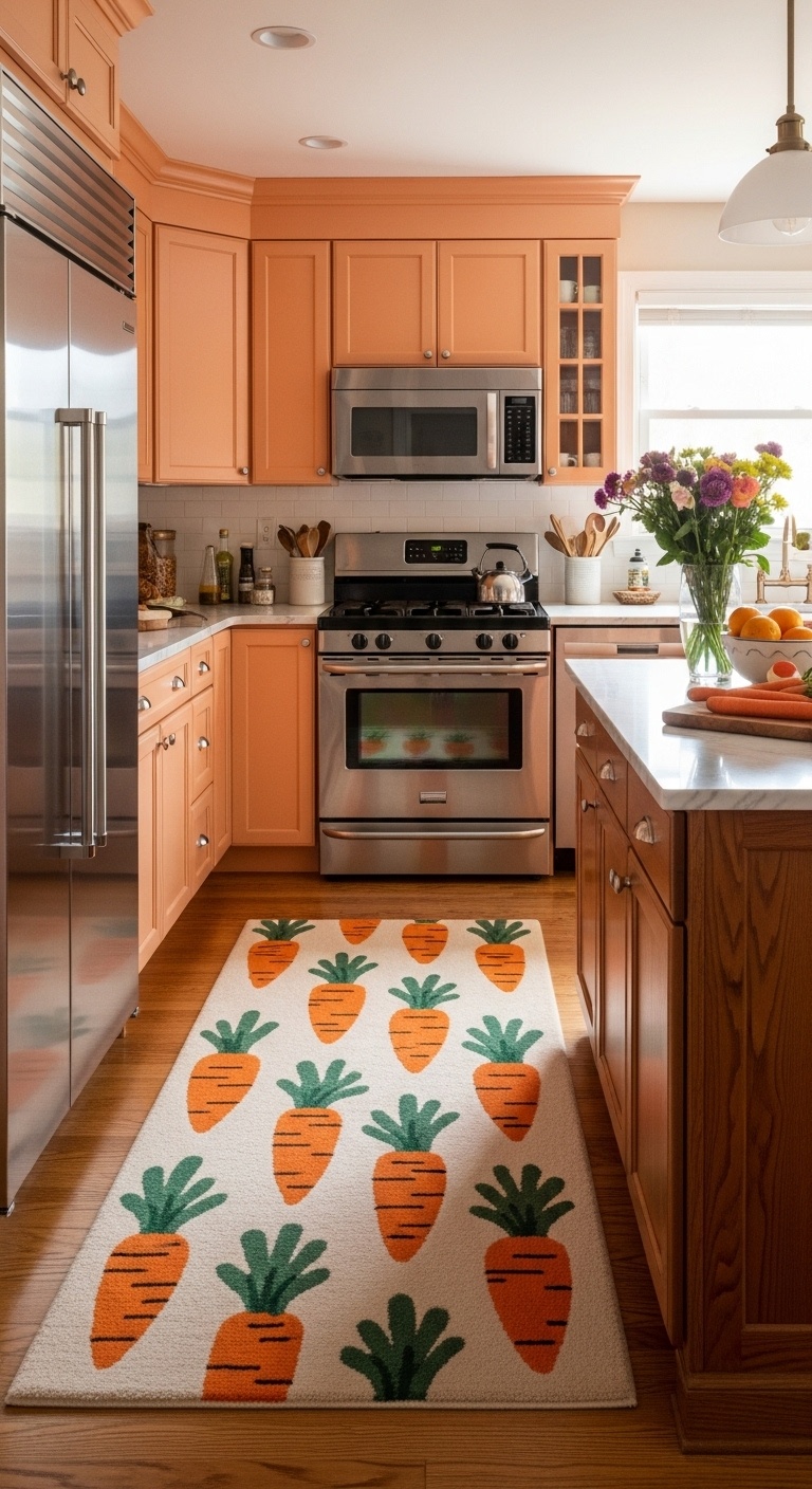 Carrot Patterned Rugs