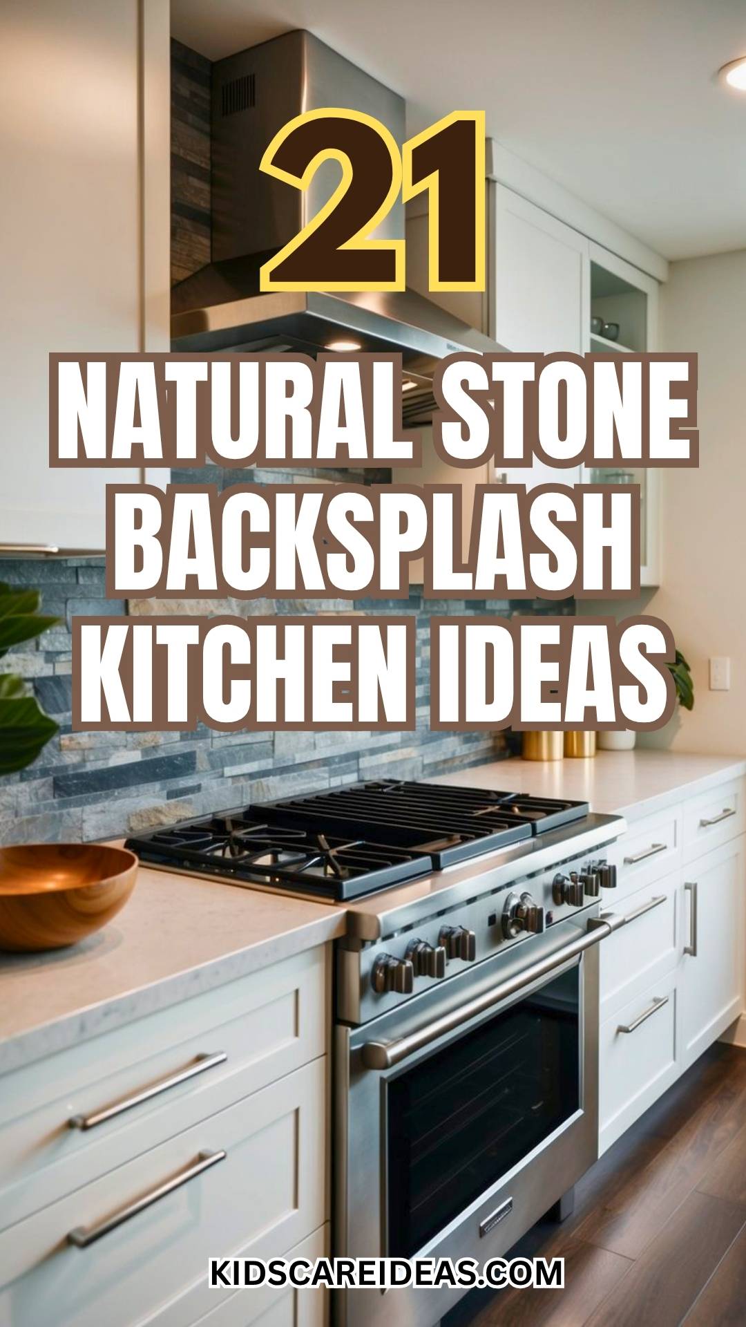 Natural Stone Backsplash Kitchen Ideas