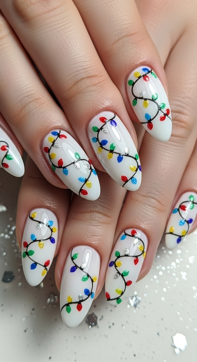 Christmas Lights String Wrap