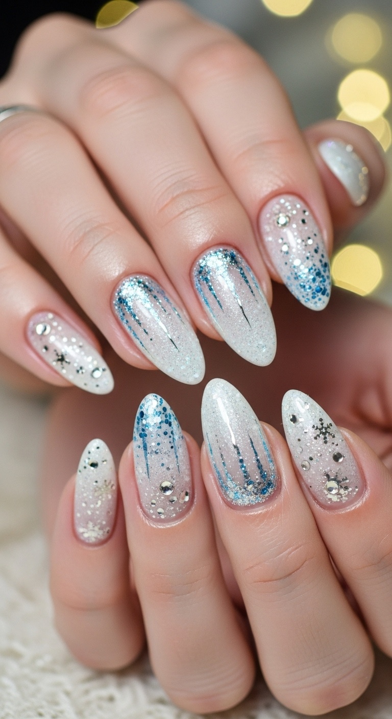 Sparkling White with Icicle Tips