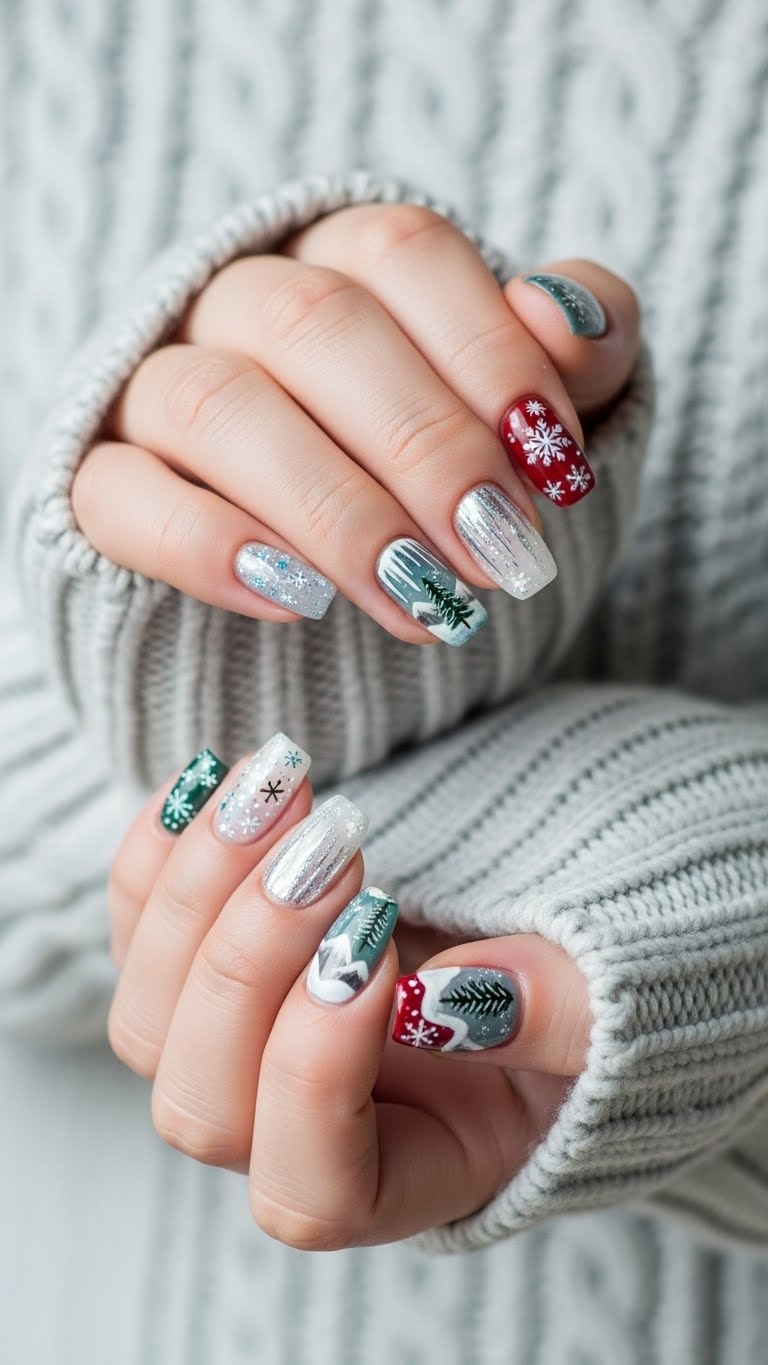 Chunky knit sweater texture