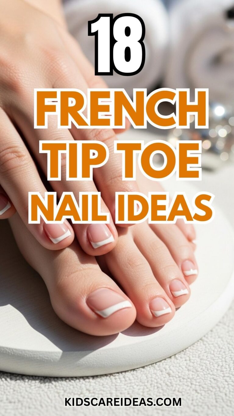 French Tip Toe Nail Ideas