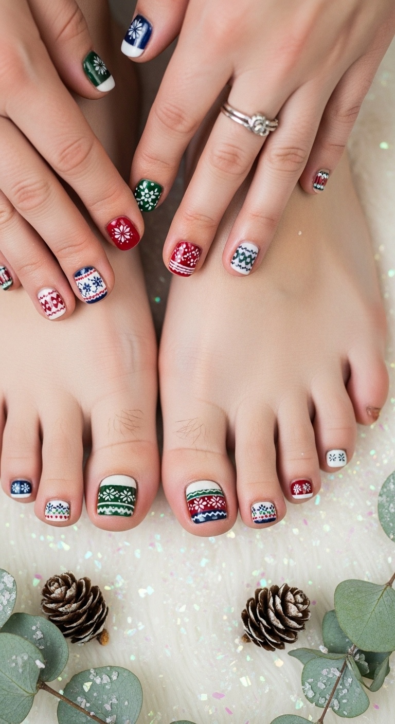 Mini Mitten Nail Art