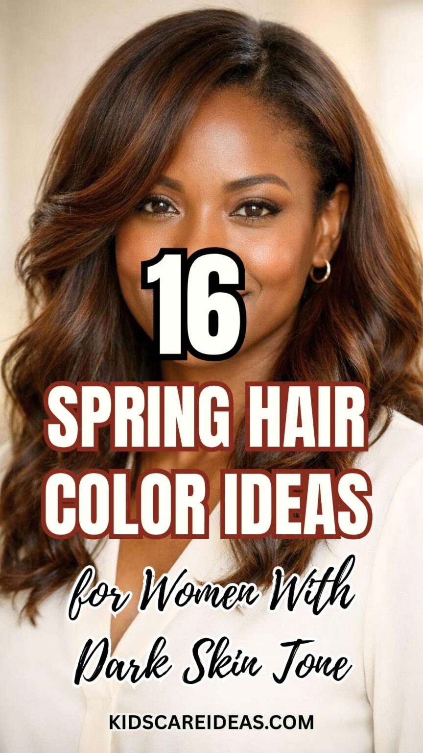 16 Spring Hair Color Ideas for Women With Dark Skin Tone - Bold ...