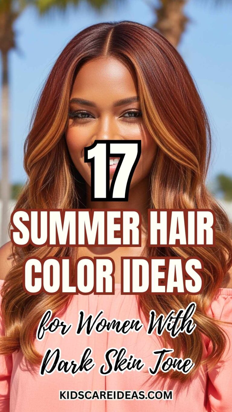Summer Hair Color Ideas for Dark Skin Tone Women