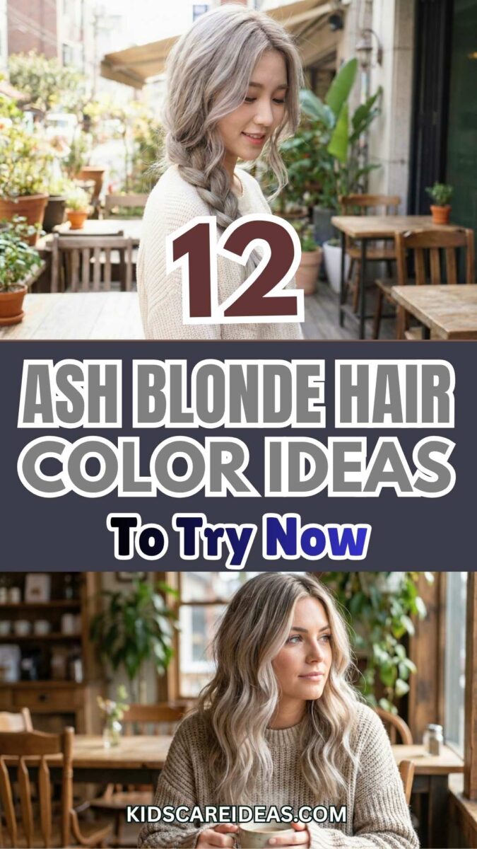 Ash Blonde Hair Color Ideas